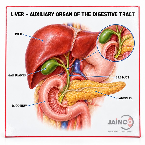 Liver-Auxiliary Organ of the Digestive Tract